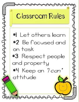 Whole Brain Classroom Rules Poster Freebie By The Lit Advocate Tpt