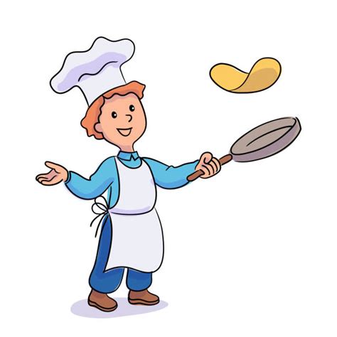 Pancake Flipping Illustrations Royalty Free Vector Graphics And Clip Art