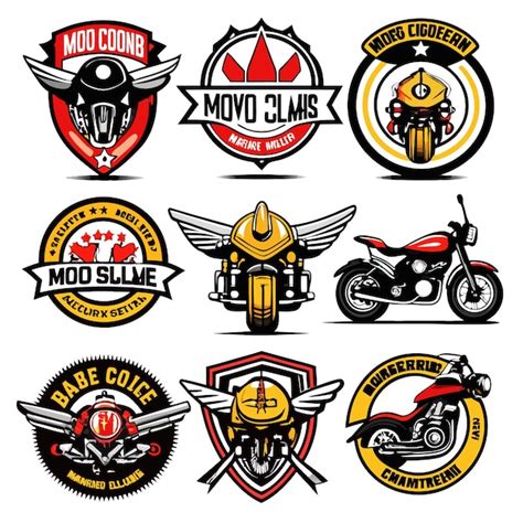 Logos y insignias únicas de motocicletas personalizadas Emblemas del