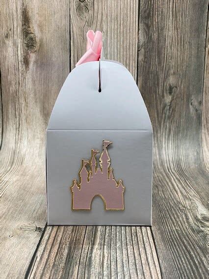 Disney Princess Favor Boxes Princes Gable Box Favors Etsy