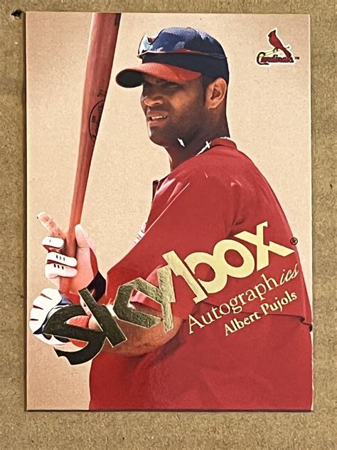 Fleer Skybox Autographics Cardinals Albert Pujols Ebay