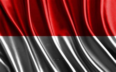 Download Flag Of Indonesia 4k Silk 3d Flags Countries Of Asia Day