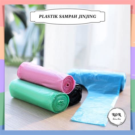 Jual Kantong Plastik Sampah Roll Rumah Tangga Kresek Size 46x60 Isi