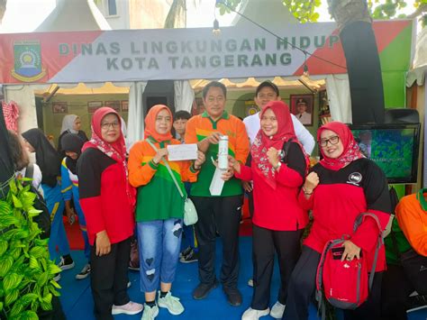 DLH Kemeriahan Stand Dinas Lingkungan Hidup Di Festival Cisadane 2023