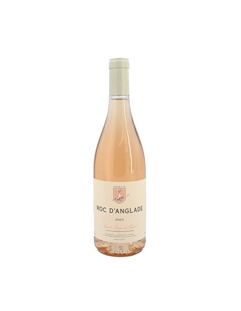 Vin ROC D ANGLADE Rosé 2023 IGP du Gard Flacons Cave