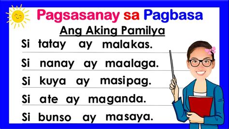 Pagsasanay Sa Pagbasa Ng Mga Pangungusap Part 2 Ll Teacher Ana Online ...