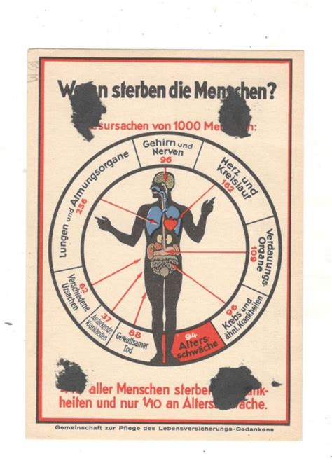 Germany Wwii ERA Propaganda Postal Card 1938 Menschen Europe