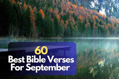 60 Best Bible Verses For September 2024