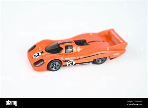 Hot Wheels Porsche LH Toy Car Model Wales UK January Stock Photo Alamy