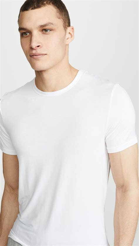 Calvin Klein Synthetic Ultra Soft Modal Short Sleeve Crew Neck T Shirt