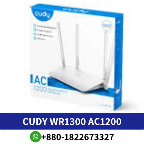 Best Cudy WR1300 AC1200 Gigabit Dual Band Wi Fi Router