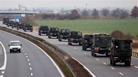 Großmanöver Tausende Nato Streitkräfte fahren bis Sonntag durch