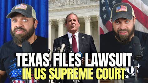 Texas Files Lawsuit In Us Supreme Court Youtube