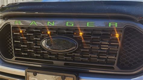 19 23 Ranger XLT XL Custom Auto Works Raptor Style LED Grille Light Kit