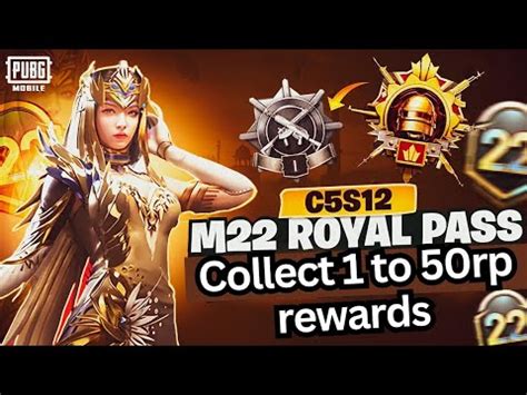 Purchasing M22 Royal Pass And Collect 1 To 50RP Rewards PUBG Videos