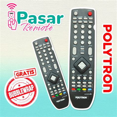 Jual REMOTE TV POLYTRON LED Shopee Indonesia