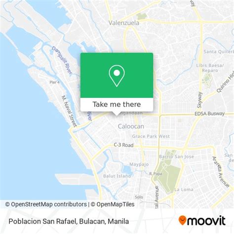 How to get to Poblacion San Rafael, Bulacan in Kalookan City by bus or train?