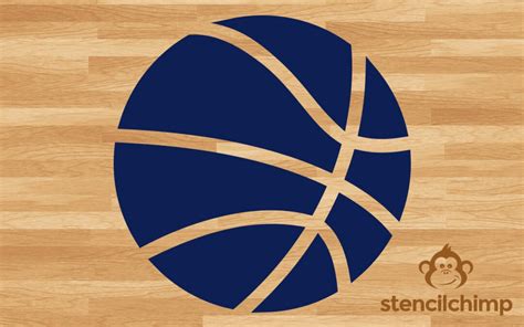 Basketball Stencil Sports Stencil Ball Stencil Playroom Art Nursery Decor Baby Shower Theme Ball ...