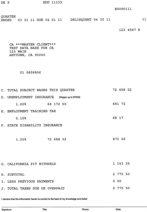 California De 9 And De 9c Fileable Reports