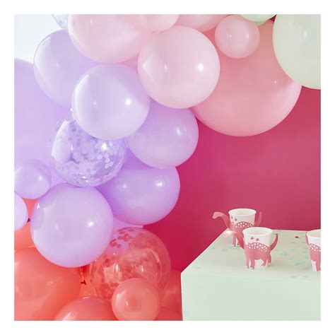 Ginger Ray Pastel Confetti Balloon Arch Kit Hobbycraft