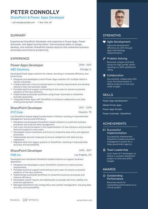 7 Sharepoint Developer Resume Examples And Guide For 2024