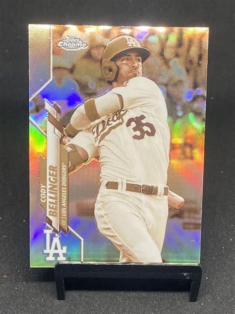 Topps Chrome Cody Bellinger Sepia Refractor Parallel Sp Dodgers Ebay