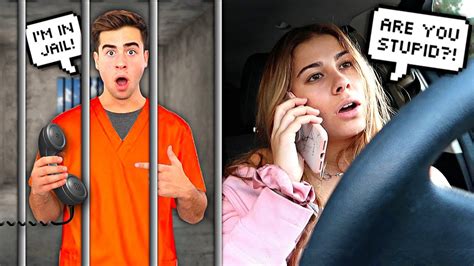 Calling My Girlfriend From Jail To See How She Reacts Youtube