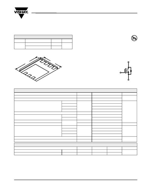 R Marking Sir Dp Datasheet Pages Vishay N Channel V D