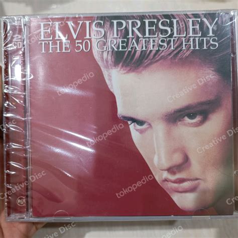 Jual Cd Elvis Presley 50 Greatest Hits Album 2 Disc Kota Surabaya