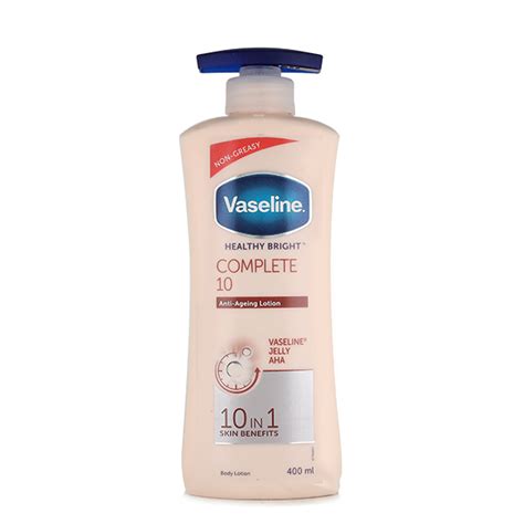 Buy Vaseline Healthy Bright Complete 10 Anti Ageing Body Lotion 400 Ml Online At Discounted