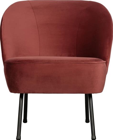 Bepurehome Vogue Fauteuil Velvet Chestnut X X Bol