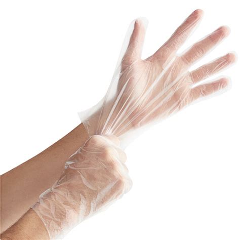 Choice Disposable Poly Gloves Medium For Food Service Case