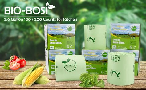 Amazon Bio Bosi Compostable Trash Bags Gallon Compost Bags