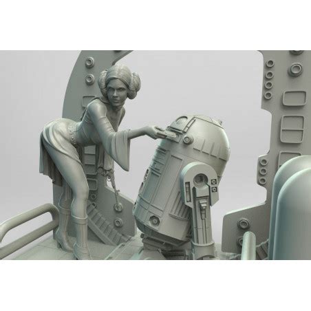 Princess Leia And R D Stl D Print Files