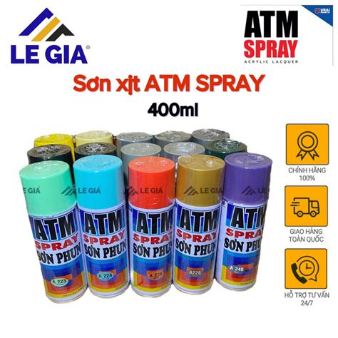 Sơn Xịt Atm Spray đủ Màu Giá Rẻ Cầm Tay Tiện Lợi 400ml Shopee Việt Nam