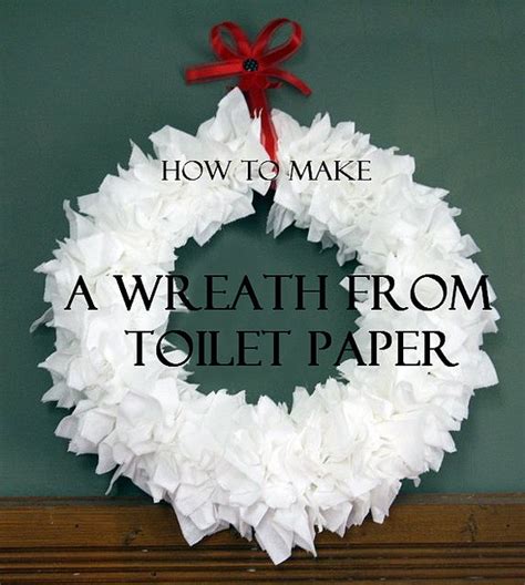 Colorful Toilet Paper Wreath