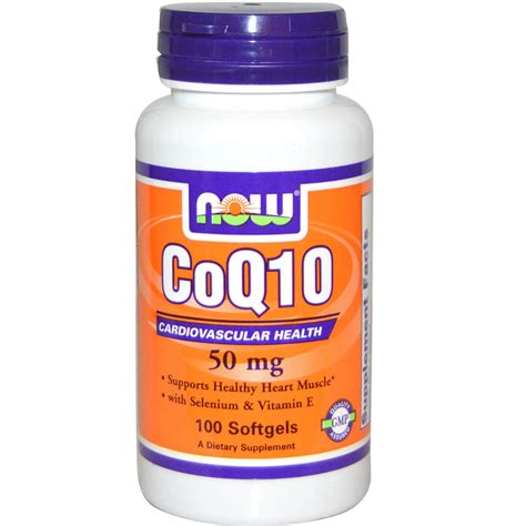 Now Coq10 50 Mg Capsules Shop Antioxidants At H E B