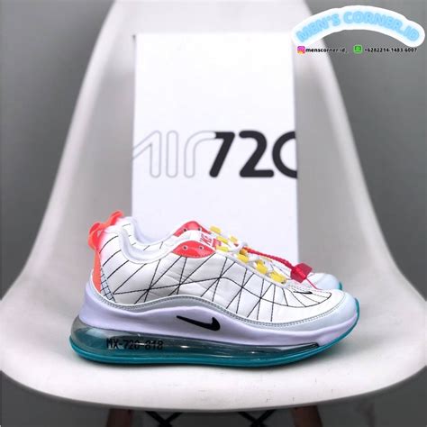 Jual Sepatu Nike Air Max 720 818 White Orange Premium Shopee Indonesia