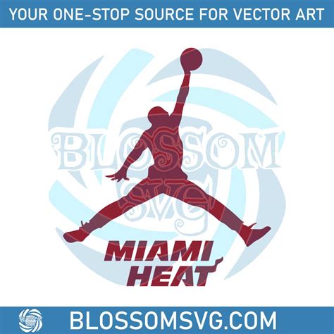 Miami Heat NBA Basketball Team SVG Graphic Design Files