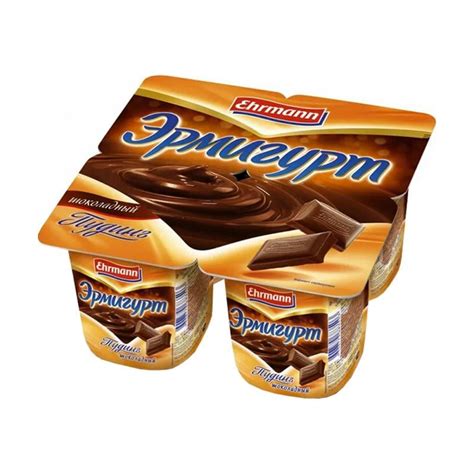 Пудинг "Эрмигурт", Ehrmann, шоколад, 100 г - купить в интернет-магазине ...