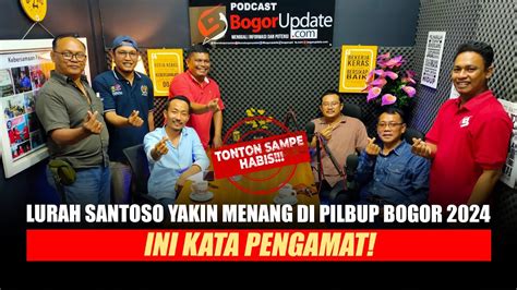 Lurah Santoso Yakin Menang Di Pilbup Bogor Ini Kata Pengamat