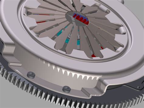 Single plate Clutch and Flywheel Assembly(1) 3D Model $31 - .iam - Free3D