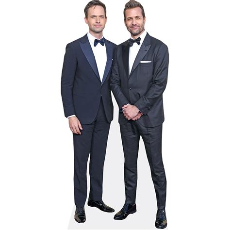 Patrick J Adams And Gabriel Macht Duo 3 Mini Celebrity Cutout