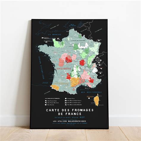 French Cheese Map