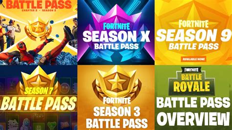 All Fortnite Battle Pass From Season 1 To Season 12 Fortnite