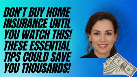 Essential Tips For Buying Home Insurance Youtube