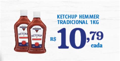 Ketchup Hemmer Tradicional Kg Oferta Na Bahamas Supermercados