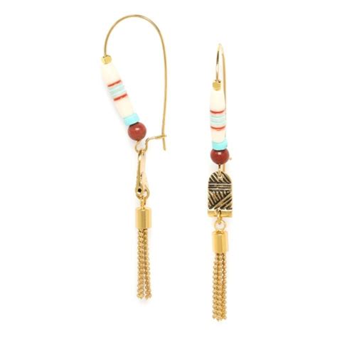 Boucles d oreilles Franck Herval Mady crochet perlé