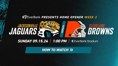 How to Watch Cleveland Browns vs. Jacksonville Jaguars, 2024 Jaguars ...