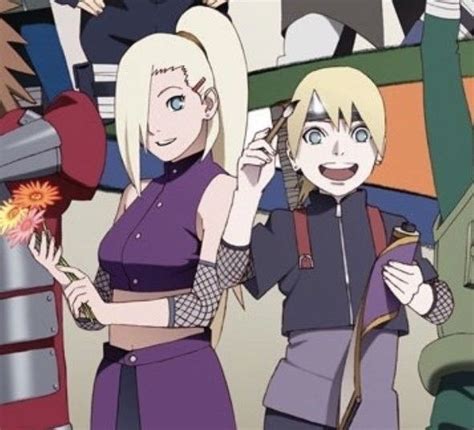 Inojin Hinata Hyuga Sasusaku Boruto Female Characters Anime